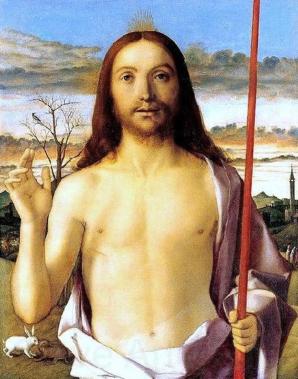 Gentile Bellini Christ Blessing Spain oil painting art